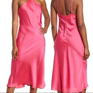 NEW Triangle Halter Midi Dress